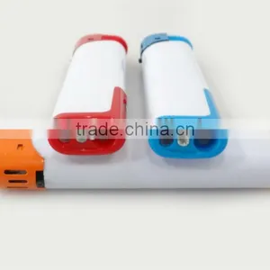 High Quality White Color Cheap Price Windproof Lighter Electronic Led Lighter thumbnail-3