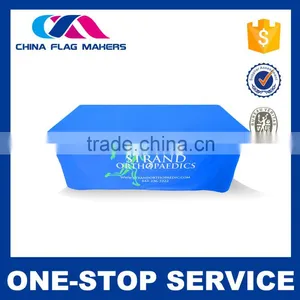 Custom Printed Non-Fading Waterproof 100% Polyester Table Cover Tablecloth thumbnail-1