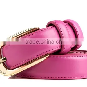 Fashion Metal Pin Buckle Genuine Leather Women Belts thumbnail-3
