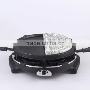 900W Raclette Grill With Temperature Thermostate For 6 Persons RG-206 WITH Stone Plate thumbnail-6