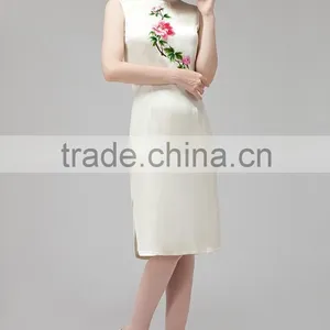 Hot New Fashion Embroidered Dress Handmade Embroidery Made in China thumbnail-2