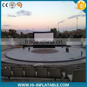 Hot Sale Attractive Outdoor Advertising Inflatable Projector Screen thumbnail-1