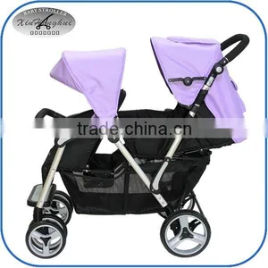 Fashion Shape Twin Baby Stroller With Removable Bumper 4029T thumbnail-1