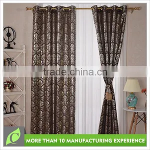 Window Curtains Design Comfortable Luxury Printing Design Curtain With Tassel thumbnail-1