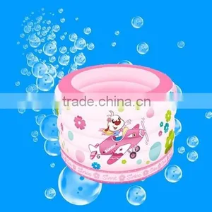 5 Circles Round Plastic Inflatable Swimming Pool Baby Pool, 3 Colors for Choice thumbnail-2