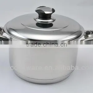 5 Layder Bottom Bakelite Handle Stainless Steel Casserole With Induction Bottom thumbnail-1