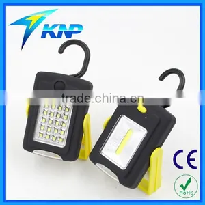 Powerful Rotating Magnetic 3LED + 3W COB Work Light With Hook thumbnail-1