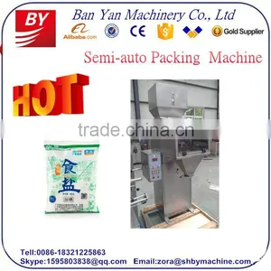 Shanghai Manufacture Semi-automatic Granule Packing Machine,1kg 5kg Semi Rice Packing Machine thumbnail-1