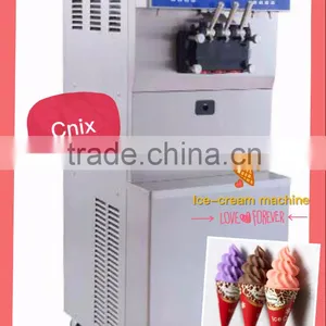 3 Flavors Free Standing Soft Serve Ice Cream Machines by Chinese Manufacturer thumbnail-1