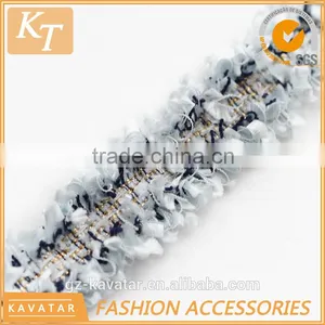 Lovely Design Tassel Lace Trim With Blue Color thumbnail-4