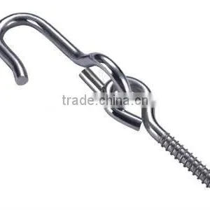 SWING HOOK WITH BOLT AND PLASTIC WASHER thumbnail-1