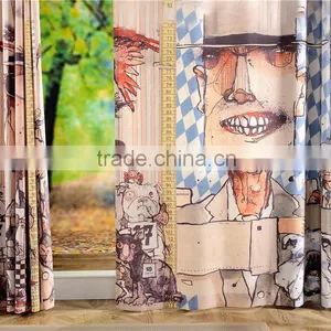 Factory Price Printed Curtain Fabric thumbnail-3
