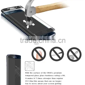 Keno 2016 New Arrival For Samsung Galaxy s7 Edge Tempered Glass Screen Protector / Full Cover 3D Curved s7 Edge Tempered Glass thumbnail-2