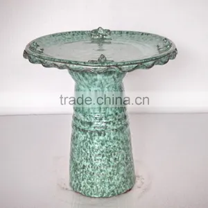 Porcelain Birdbath as Water Container in Garden thumbnail-1