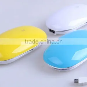 AWC808 5200mah Mouse Shape Cute Built in Cable Small Appliance Charger Portable Phone Charger thumbnail-5