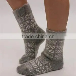 Hand Knitted Wool Socks thumbnail-1