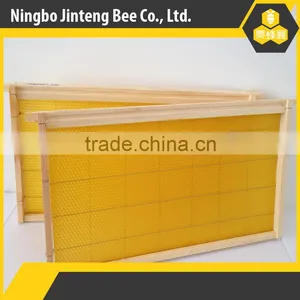 Assembled High Quality Beekeeping Pine Wooden Frame With Beeswax Foundation for Beehive thumbnail-1