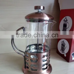 Glass Espresso Coffee Maker Coffee French Press With Stainless thumbnail-1