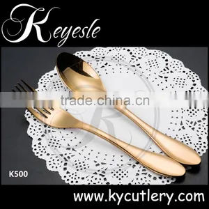 Stainless Steel Cutlery, Flatware Set, Bulk Gold Flatware thumbnail-5