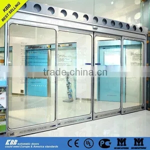 Automatic Sliding Door, Tempered Glass, Aluminium Frame, CE UL ISO9001 ISO14001 Certificate thumbnail-3