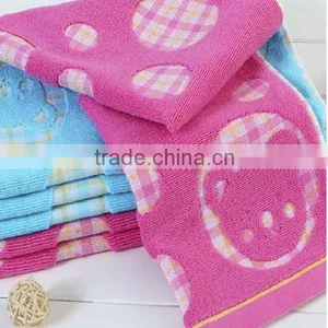 Pure Cotton Cut Pile Yarn-dyed Jacquard Bear Soft Face Towel Wholesales thumbnail-1