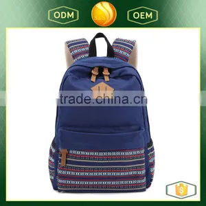 Fashionable Large Capacity Canvas Laptop School Backpack thumbnail-1