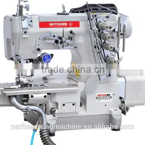 NP 664-33AB High Speed Interlock Sewing Machine With Right Cutter for Load Elastic Band thumbnail-1