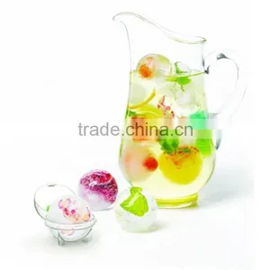 4pcs/set Plastic Novelty Lovely Round Ball Tray Mold Mould Party Bar Ice Cube Maker Ice Ball Tools thumbnail-3