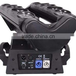 2016 Hot Selling Full Color 8x10w 80w RGBW 4IN1 Disco Stage Light Led Spider Beam Moving Head Light With Base thumbnail-2