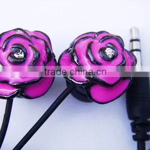 High Quality Diamond Stone Earphone Bling Earbud for Promotion thumbnail-5