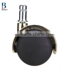 2016 China Hot-sale 2 Inch Golden Electroplated Adjustable Furniture Caster Wheels thumbnail-3