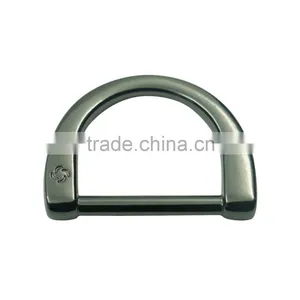 Custom Design Metal d Shape Metal Buckle for Bags thumbnail-1