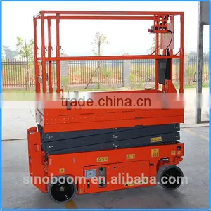 4m Lifting Height Mini Electric Scissor Lift for Sale Made in China thumbnail-1