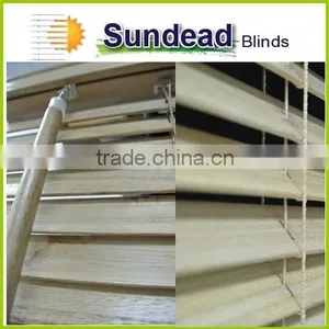 50 mm Natural Wood Blinds and Eco-friendly Blinds With FSC Certificate thumbnail-2