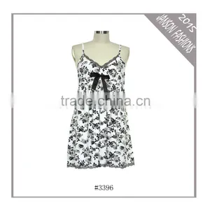 Women Pijama Sleeveless Night Dress thumbnail-1