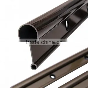 Folding Stainless Steel Push Pull Metal Hanger Rack thumbnail-4