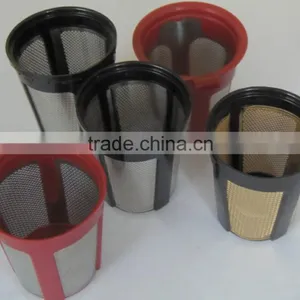2014 Hot Sales New Design Stainless Steel Etched Mesh Reusable Coffee Capsule thumbnail-1