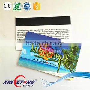 2016 Hot Sale 85.5x54mm PVC Business Card With Magnetic Stirpe thumbnail-1