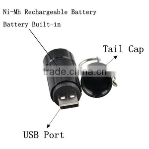 Best Pocket USB Rechargeable Mini LED Lamp With Keychain thumbnail-3