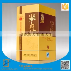 2016 Design Luxury Single Bottle of Wine Box, Cardboard Box thumbnail-3