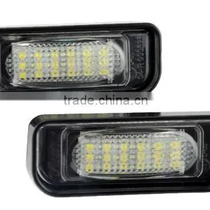 E-mark Super Brightness LED License Plate Lamp for W220 Led Number Plate Lights for Mercedes W220 S-CLASS 1999-2005 thumbnail-2