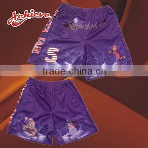 Latest Sublimated Performance Shorts Ice Hockey Lacrosse Jersey thumbnail-1