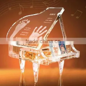 Clear Crystal Piano Models for Baby Shower thumbnail-1