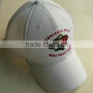 Chino Twill/mesh Hockey Sport Cap Sandwich Mesh Hockey Team Cap thumbnail-1