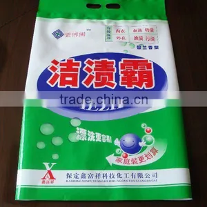 OPP/PE Laminated Plastic Bags With Handle Hole for Laundry Powder 1318g China thumbnail-1