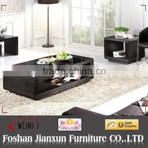 828# Living Room Furniture Glass Coffee Table thumbnail-1