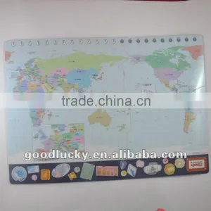 Home Supplies Eva Foam Table Mat With World Map Logo thumbnail-1