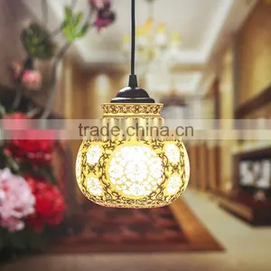 Jingdezhen Ceramic Linear Pendant Light Hanging Pendant Light thumbnail-6