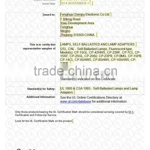 China Factory UL 13W Spiral uv Lamp Energy Saving Light thumbnail-2