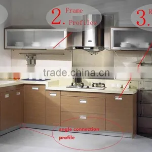Upscale Aluminum Morden Design Kithcen China Supplier thumbnail-1